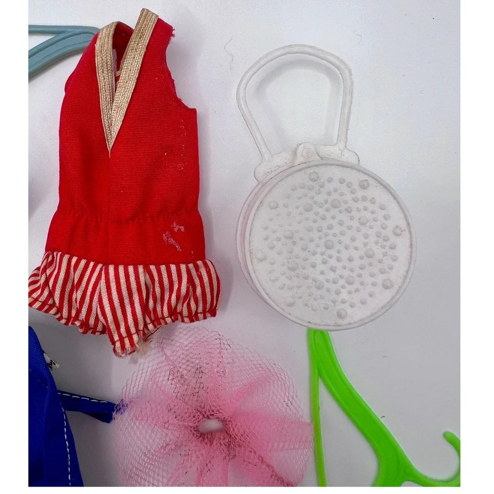 Barbie Doll Clothes Accessories Lot 1964 What's Cookin Skipper Blue Red GOOD